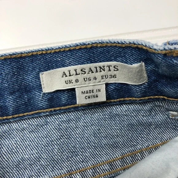 All Saints Betty Denim Skirt 4